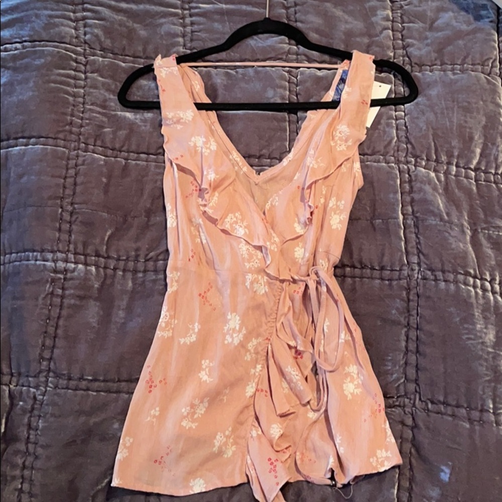 Francesca’s cherry blossom wrap top
